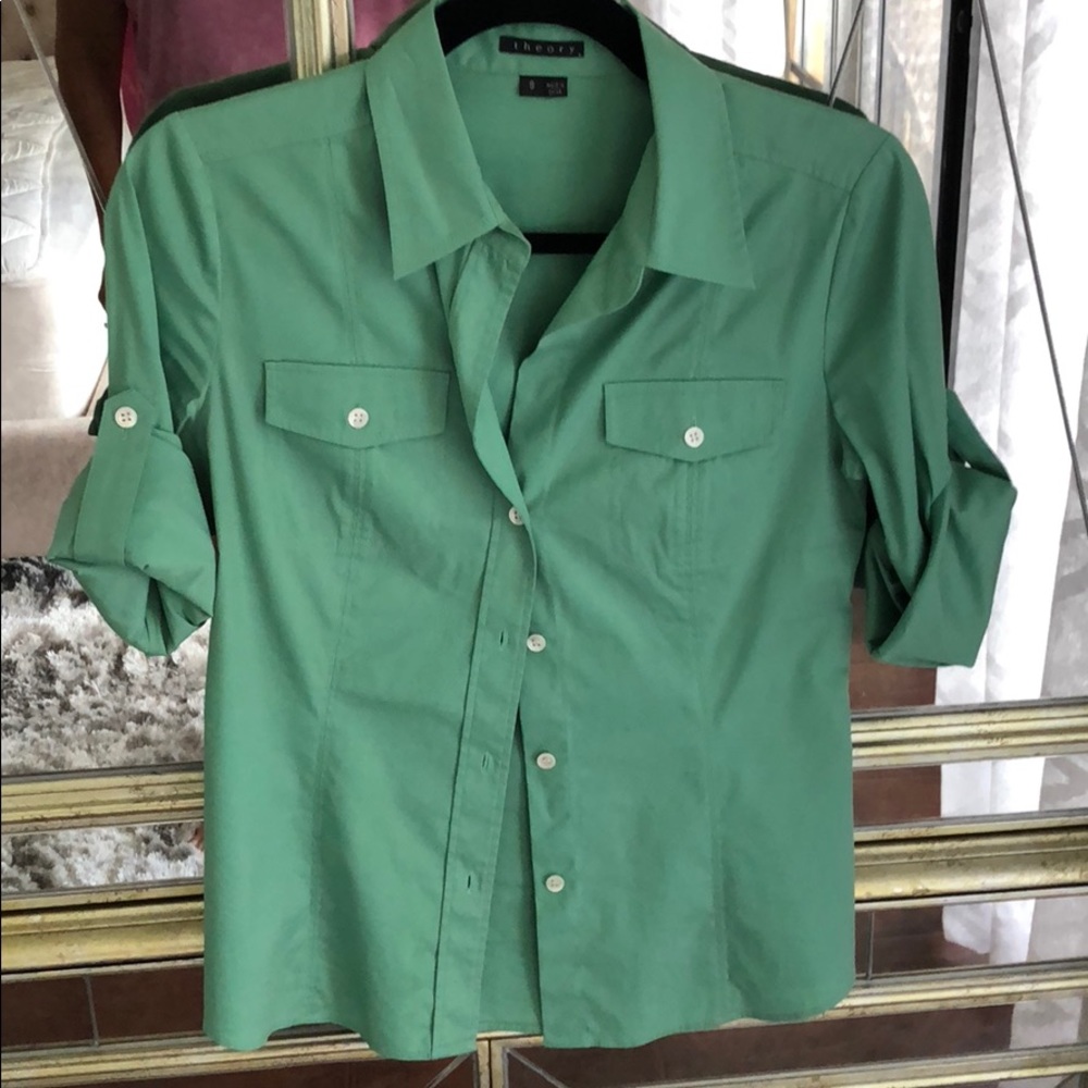 Theory button down shirt